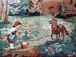 "Червона Шапочка" Настінний килимок СРСР 1962 140*63 см, фото №4