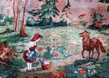 "Червона Шапочка" Настінний килимок СРСР 1962 140*63 см, фото №7