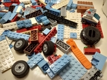 Конструктор аналог Лего Разные элементы и колёса, фото №8