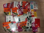 Різні старі пластикові картки +-133 шт., фото №2