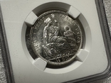 1915 Перу 1/2 соль слаб NGC MS-63, фото №4