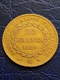 DC 20 франків 1849 Ангел Перший в серії Золото 6.45гр, фото №3