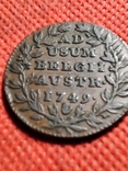 Австрия. Мария Терезия. Бельгия. 2 лиарда. 1749 год., фото №10