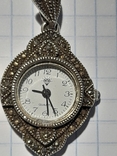 Женские часы- кулон серебро 925 пробы, фото №2