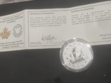 Канада 1 доллар 2019 г Серебро 999 Наследие Королевского монетного двора Мэтью Парусник, фото №4