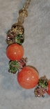 Набор ожерелье и браслет чешский хрусталь, фото №3
