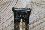Тример для волосся бороди вусів окантовки на акумуляторі з насадками (1743), фото №6