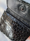 Шкіряна ключниця візитниця гаманець з шкіри крокодила Romano Firenze Fiocchi, фото №4