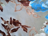 Платок палантин панбархат Цветы, большой 83 х 212 см., фото №10