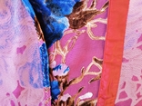Платок палантин панбархат Цветы, большой 83 х 212 см., фото №13