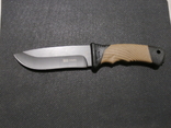 Нож охотничий туристический тактический Columbia 1638E в пластиковом чехле, фото №4