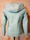 Термокуртка жіноча блакитна ICEPEAK софтшелл стрейч на зріст 152 см (11-12 р), numer zdjęcia 7