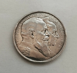 5 марок, 1906 г, Баден,50 лет свадьбе Фридриха I и Луизы серебро, фото №2