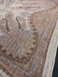 Тонкий шейный платок с люрексом, 67/60 см, фото №3