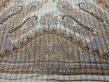 Тонкий шейный платок с люрексом, 67/60 см, фото №7
