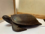 Черепаха большая деревянная. Вес 1,4 кг, фото №2