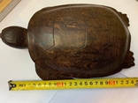 Черепаха большая деревянная. Вес 1,4 кг, фото №3