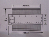 Вимірювач контуру, шаблон., numer zdjęcia 3