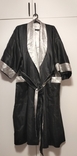 Двухсторонний мужской атласный халат (кимоно) с вышивкой Дракона, размер L, фото №3