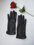 Стильні класичні шкіряні перчатки H&amp;M Швеція, фото №2