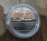 США 50 центов 1992 г XXV Летние Олимпийские игры 1992 года в Барселоне. Гимнастка, фото №2