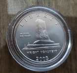  США 50 центов 2003 г. 100-летие первого полета. мемориал братьев Райт. Самолёт, фото №2