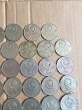 Юбилейные монеты СССР 1 рубль разных годов-47монет., фото №7