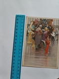 Листівка "Поздравляю с праздником" худ. Могальський 1958 року. Чиста, тир. 700 000, фото №5
