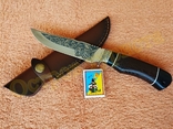 Нож охотничий тактический Пантера сталь 65х13 с чехлом, фото №3