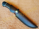 Нож охотничий тактический Пантера сталь 65х13 с чехлом, фото №8