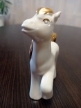 Фигурка керамика с позолотой Лошадь, фото №6