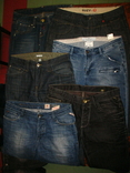 6-ть пар джинсов, талия п.о. 43см., фото №3