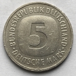 5 дойч марок 1989, J - Гамбург, Німеччина, фото №3