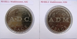 Нидерланды, набор*2 шт 1 peace 1993 нидерл+англ "ADM - анти-дискриминационная монета", фото №3