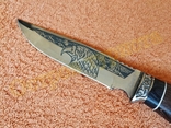 Нож охотничий туристический Орел сталь 65х13 с чехлом 27.5 см, фото №6