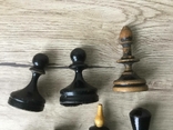 Старые шахматные фигуры, дерево, без доски, некомплект., фото №9