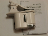 Микроскоп для смартфона 9595W Увеличения 60X крат LED подсветка зажим под камеру телефона, фото №6