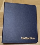 Альбом для банкнот бон купюр Collection 10 листів Schulz Шульц Оптима синій золото, фото №2