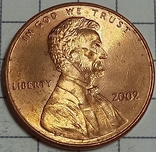 США 1 цент 2002, фото №2