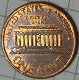 США 1 цент 1996 D, фото №3
