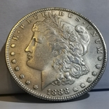 Копія монети 1 долар 1888, фото №3