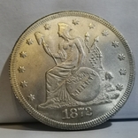 Копія монети торговий долар 1872, фото №3