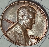 США 1 цент 1968, фото №2