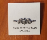 Значок - USCG - Cutterman - Enlisted (Mini-Size), фото №2
