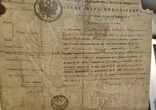 Старинный паспорт периода правления Александра II ( бланк образца 1859 года )., фото №12