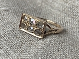 Старовинний перстень з діамантами, фото №2