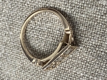 Старовинний перстень з діамантами, фото №3