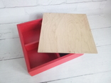 Дерев'яна коробка для зберігання дрібних предметів, фанера,, numer zdjęcia 6