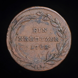 1 Крейцер 1782 A, Австро-Угорщина, фото №2