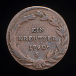 1 Крейцер 1790 S Австро-Угорщина, фото №3